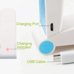 Tragbarer Mini Lüfter Klein Faltbarer Handventilator Wieder Aufladbarer Persönliche Taschenventilator Batterie Betriebener Reise Ventilator USB Schreibtisch-Fan Für Büro, Haus, Outdoor -Unold Store 069cb8b6bc94e10a57543c3a6a1be092