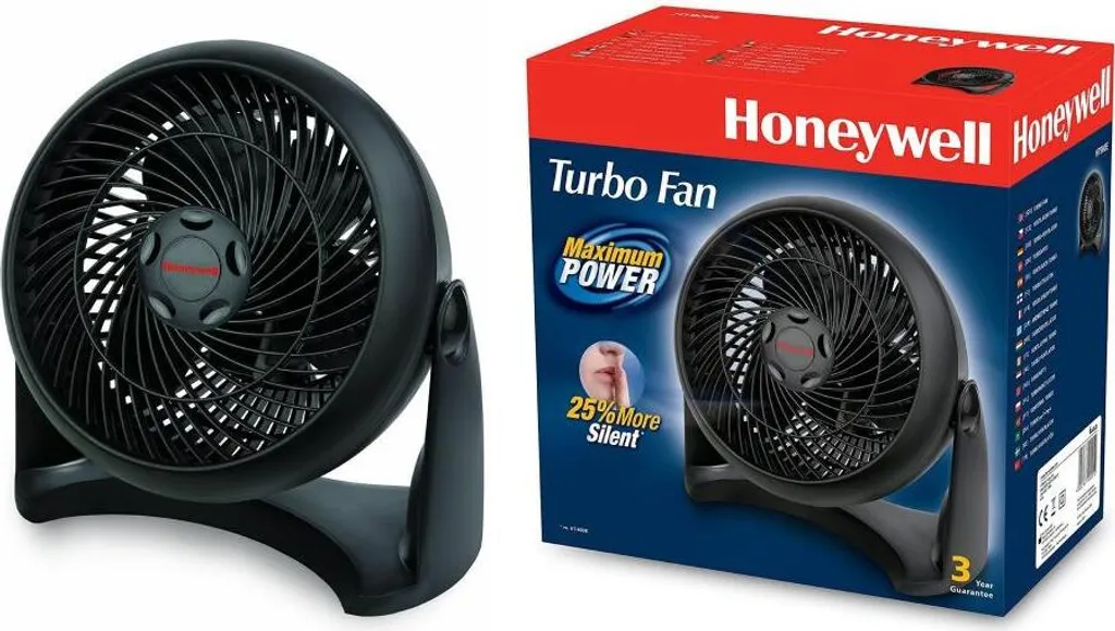 Honeywell HT-900E Kraftvoller Und Geräuscharmer Turbo-Ventilator, Schwarz 8 Honeywell HT-900E Kraftvoller Und Geräuscharmer Turbo-Ventilator, Schwarz – Bild 8