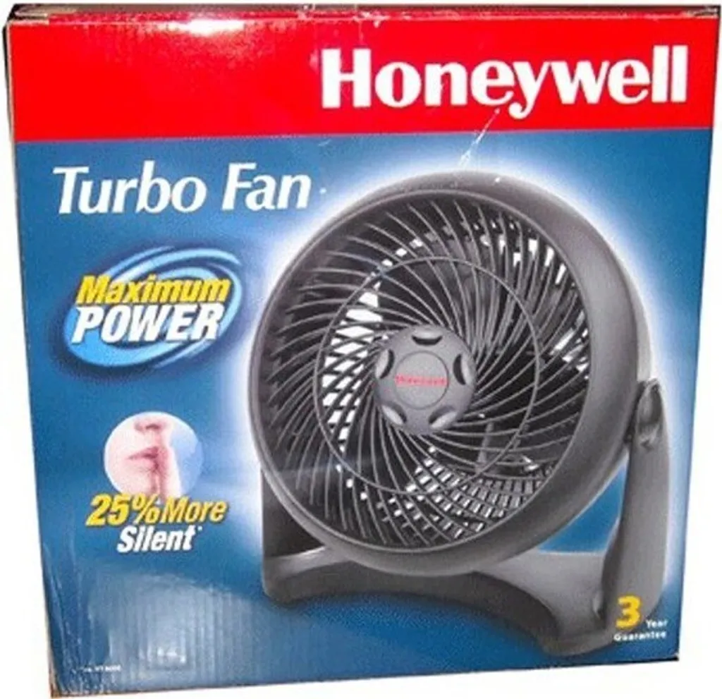 Honeywell HT-900E Kraftvoller Und Geräuscharmer Turbo-Ventilator, Schwarz 7 Honeywell HT-900E Kraftvoller Und Geräuscharmer Turbo-Ventilator, Schwarz – Bild 7
