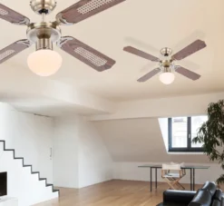 GLOBO Deckenventilator Mit LED Beleuchtung Deckenlampe 106cm 0309LED 9 GLOBO Deckenventilator Mit LED Beleuchtung Deckenlampe 106cm 0309LED -Unold Store 0e261bf788b5d503eaddebf8a1d36ccb