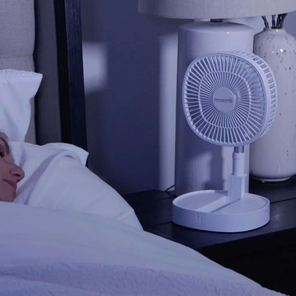 Starlyf® Foldable Fan – Wiederaufladbarer, Kabelloser Und Zusammenklappbarer Ventilator, Akkubetrieb Mit 3 Geschwindigkeiten, 2in1 - Tischventilator Und Standventilator – Aus Der TV Werbung 12 Starlyf® Foldable Fan – Wiederaufladbarer, Kabelloser Und Zusammenklappbarer Ventilator, Akkubetrieb Mit 3 Geschwindigkeiten, 2in1 - Tischventilator Und Standventilator – Aus Der TV Werbung – Bild 12