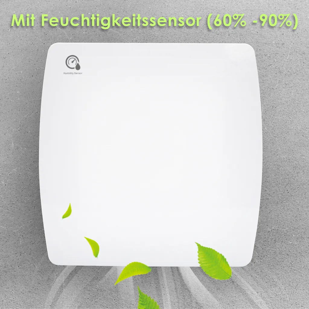EINFEBEN Badlüfter Einbauventilatoren 150mm Feuchtesensor Timer CE Ventilator Mit Rueckflussleitblech Wandluefter 7 EINFEBEN Badlüfter Einbauventilatoren 150mm Feuchtesensor Timer CE Ventilator Mit Rueckflussleitblech Wandluefter – Bild 7