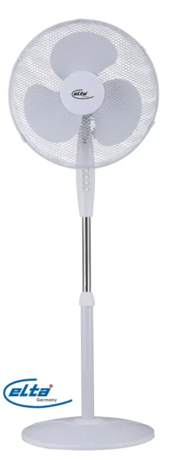 Elta Standventilator 45W Weiß Ventilator Oszillation 122cm Lüfter Luftkühler -Unold Store 1592f33585fc53ce69bf977033695e39