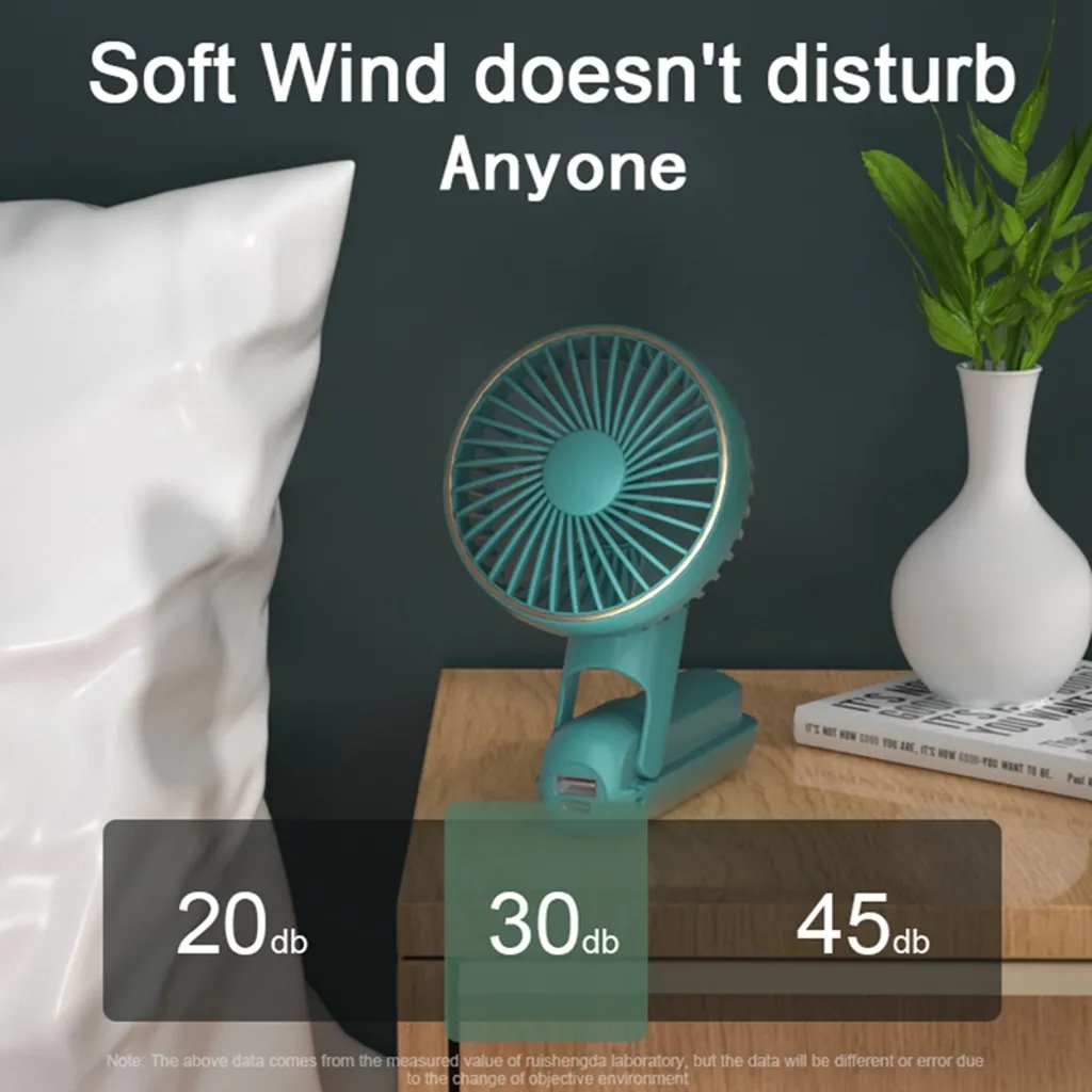 Tragbarer Handventilator Mini Lüfter Wiederaufladbar USB Mini Ventilator Taschenventilator (Rosa) 3 Tragbarer Handventilator Mini Lüfter Wiederaufladbar USB Mini Ventilator Taschenventilator (Rosa) – Bild 3