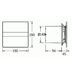 E-150 G Axial-Badlüfter, 21W, Rohrleitung 150 Mm, Weiß 7 E-150 G Axial-Badlüfter, 21W, Rohrleitung 150 Mm, Weiß -Unold Store 1e1c891b4dd6a1465377654d01c5a439