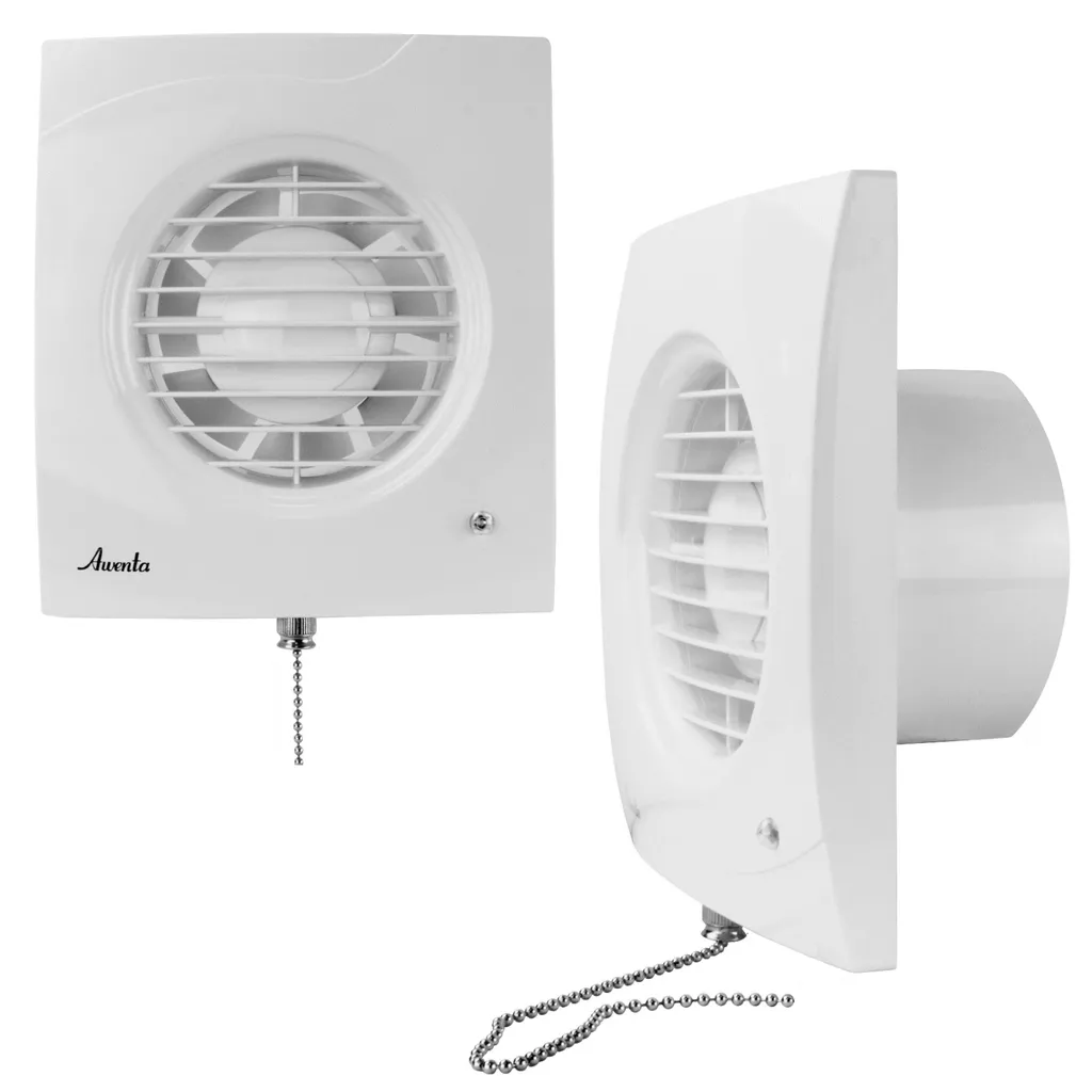 Badlüfter Lüfter Wandlüfter Ventilator WC Bad Leise Ø 100 Mm Zugschalter 1 Badlüfter Lüfter Wandlüfter Ventilator WC Bad Leise Ø 100 Mm Zugschalter