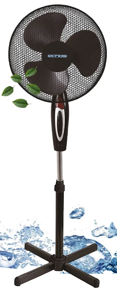 Echos Standventilator | Oszilierender Ventilator | Windmaschine | 40 Watt | 41 Cm Ø 5 Echos Standventilator | Oszilierender Ventilator | Windmaschine | 40 Watt | 41 Cm Ø – Bild 5