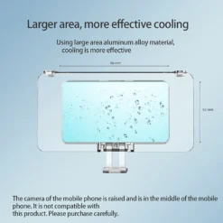 Universal Handy Wasserkühlung Kühler Gaming Phone Wasserkühler Einstellbarer Tragbarer Lüfterhalter 15 Universal Handy Wasserkühlung Kühler Gaming Phone Wasserkühler Einstellbarer Tragbarer Lüfterhalter -Unold Store 24a1ef14ce17e74bd917ba94c1e44e7b