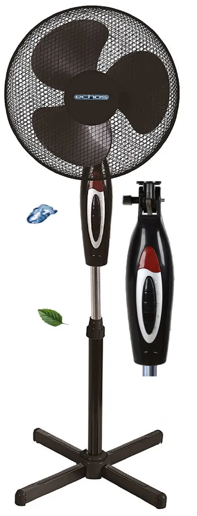 Echos Standventilator | Oszilierender Ventilator | Windmaschine | 40 Watt | 41 Cm Ø 3 Echos Standventilator | Oszilierender Ventilator | Windmaschine | 40 Watt | 41 Cm Ø – Bild 3