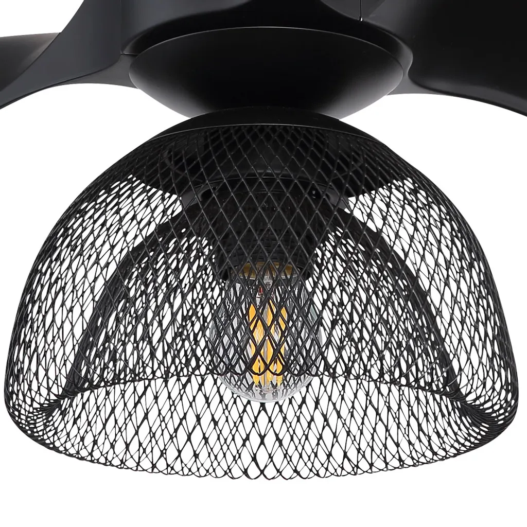 Globo Lighting JACKIE Deckenventilator Metall Schwarz Matt, 1xE27, 03560 7 Globo Lighting JACKIE Deckenventilator Metall Schwarz Matt, 1xE27, 03560 – Bild 7