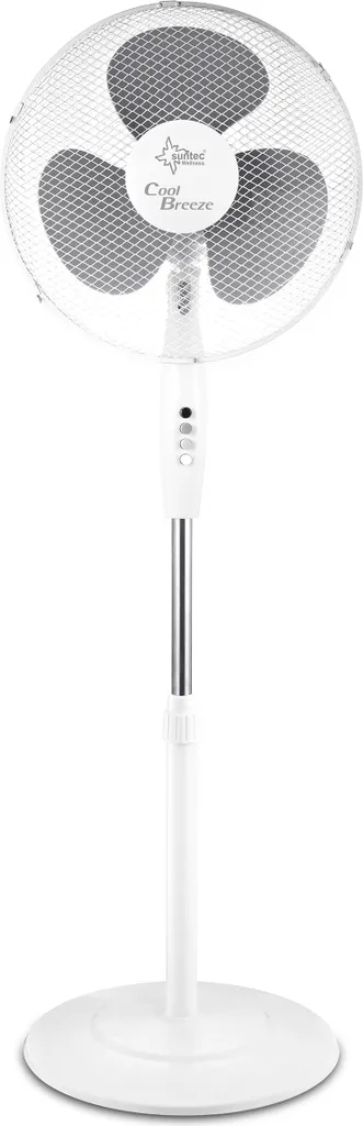 SUNTEC Ventilator Leise | Stand Standventilator CoolBreeze 4000 | Leise 40 Cm Durchmesser, 50 Watt | Fan Windmaschine Weiss | Für Bett, Schlafzimmer, Büro, Wohnung, Terrasse 1 SUNTEC Ventilator Leise | Stand Standventilator CoolBreeze 4000 | Leise 40 Cm Durchmesser, 50 Watt | Fan Windmaschine Weiss | Für Bett, Schlafzimmer, Büro, Wohnung, Terrasse