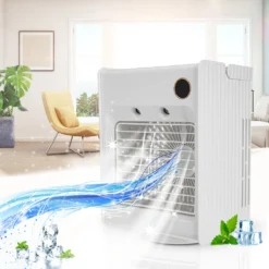 5in1 Tragbarer Mini Klimaanlagen Lüfter Desktop Mobile Klimageräte Luftbefeuchter Kühler Luftventilator -Unold Store 331260652e89f5d4aca78203d6feb553