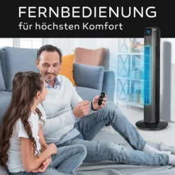Turmventilator Mit Fernbedienung Leise 80 Cm Ventilator Timer Säulenventilator -Unold Store 3dec5e2528a6320fd932ac44d8b93f6d