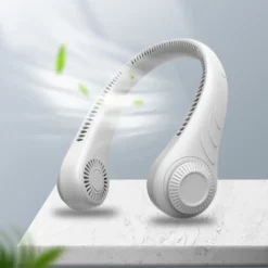 2000mah Persönlicher Nackenventilator, Hals Fan, Wiederaufladbare Ice Freihändiger Tragbarer Ventilator Weiß -Unold Store 3ed6714cc68a382d3e5ec672cc603b3e