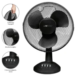 CLATRONIC Tisch-Ventilator VL 3602 Durchmesser: 300 Mm -Unold Store 401b9f04061b41a697ded664c7b481ce