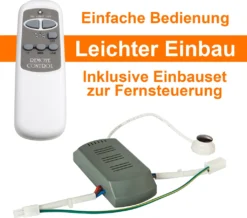 Deckenventilator Mit Fernbedienung Und Licht Ventilator Lampe Holz Optik 106 Cm -Unold Store 40909e9508549aef2253ddcf3b0c245e