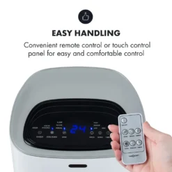 OneConcept Coolster 4-in-1 Klimagerät - Luftkühler, Ventilator, Ionisator Und Luftbefeuchter , 320 M³/h Luftstrom , Zuschaltbarer Oszillation , Abschalt-Timer Bis 9 H , Touch-Bedienung , Weiß -Unold Store 4286e14697a66e186074855eb8860b0d