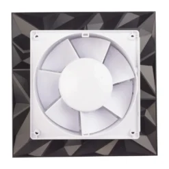 Badlüfter Wohnraumlüfter Badventilator Lüfter Bad Ventilator Badezimmer Wandlüfter Rückstauklappe Belüftung Abluft Zuluft Diamant Panel Anthrazit Ø 100 Mm Standard -Unold Store 44b657c00a222a5be30df716c04446c1