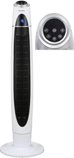 Echos Turmventilator | Aircooler | Tower Fan | Ventilator | Timer | Oszillierend | 60 Watt