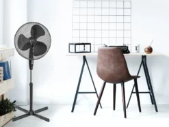 Bestron Standventilator Mit Drei Geschwindigkeitsstufen, Ventilator Mit 75° Oszillation-Funktion & Höhenverstellbar Bis 122 Cm, Ø 45 Cm, 45 W, ASV45Z, Farbe: Schwarz 5 Bestron Standventilator Mit Drei Geschwindigkeitsstufen, Ventilator Mit 75° Oszillation-Funktion & Höhenverstellbar Bis 122 Cm, Ø 45 Cm, 45 W, ASV45Z, Farbe: Schwarz -Unold Store 48012c6272f8e53e0db205fd3913e8e7