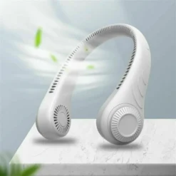 Tragbarer Mini Fan Nackenbügel Klingenloser Hängender Halsventilator Lazy Neck Hanging Cooler USB Wiederaufladbar USB, Weiß 15 Tragbarer Mini Fan Nackenbügel Klingenloser Hängender Halsventilator Lazy Neck Hanging Cooler USB Wiederaufladbar USB, Weiß -Unold Store 4a7b2fbf093a4242a5ec215c2dffe74c