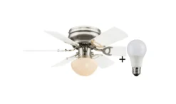 GLOBO Deckenventilator Mit LED Beleuchtung Leuchte Luftkühler 0307WLED -Unold Store 4b7d7c6b733e3f25ed1e6c3a72c85a3a