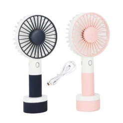 Tragbarer Handventilator - Standfuss - Akku - USB - H: 22cm - Anthrazit -Unold Store 52c8de581d81249bc17f13a21f3718dc