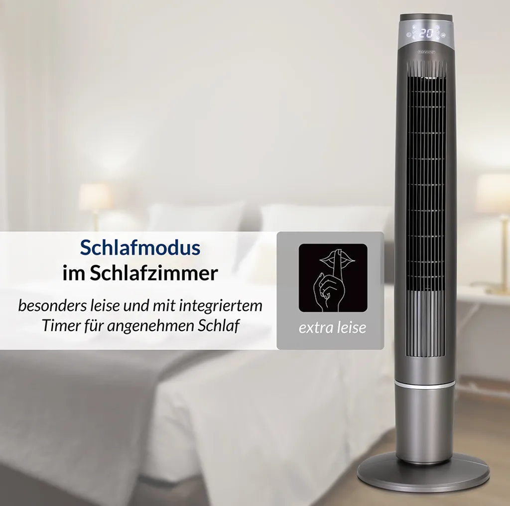 Monzana Turmventilator 6 Geschwindigkeitsstufen 120cm 3 Modi Timer Fernbedienung 6 Monzana Turmventilator 6 Geschwindigkeitsstufen 120cm 3 Modi Timer Fernbedienung – Bild 6