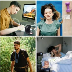 4 In 1 Handventilator, Tischventilator, Halslüfter, Handyhalter, Mit 3000mAh Powerbank, USB Faltbarer 3 Gang Ventilator, 180° Drehbarer Lüfter, Rosa -Unold Store 5cbf999a78730348d1ef793933385e4e