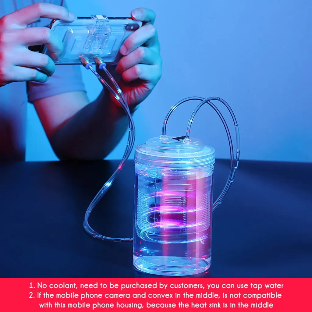 Universal Handy Wasserkühlung Kühler Gaming Phone Wasserkühler Einstellbarer Tragbarer Lüfterhalter 3 Universal Handy Wasserkühlung Kühler Gaming Phone Wasserkühler Einstellbarer Tragbarer Lüfterhalter – Bild 3