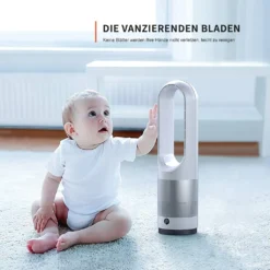 Ventilator Leise, Turmventilator Mit Fernbedienung, Mit Timer, 80°Oszillation, 8 Geschwindigkeitsstufne [A+++] -Unold Store 6700362f3b1ae283e6cb09f29ca1a671