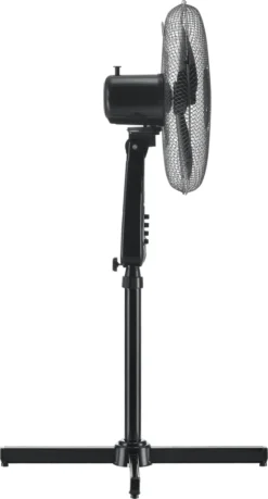 Standventilator Durchmesser 41cm Ventilator Mit 3 Stufen Luftkühler Windmaschine Oszillation 50W Schwarz [in.tec] -Unold Store 67ec80b8f12d0660c7f8e1c7d2fbef36