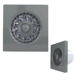 Wohnraumlüfter Badventilator Badlüfter Ventilator Badezimmer Zuluft Abluft Belüftung Ø 100 Mm In Grau Zugschalter -Unold Store 6ef6681b25f03563fb356e1fdaf42623