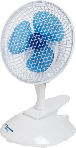 Bestron Tisch- / Clipventilator - Weiß/Blau; ACF15 -Unold Store 6fbd96a0c091b820873e53f6ed95365a