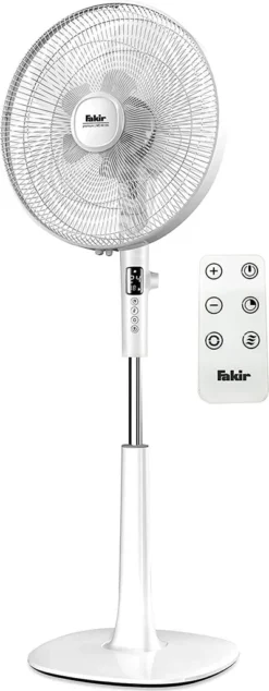 Fakir Premium | VC 60 DC Standventilator Oszillierend 28W 28 DB(A) Weiß -Unold Store 71969a5718c5c50f5da6a2b9a8a6abd6