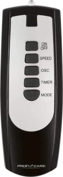 ProfiCare PC-TVL 3090 Tower-Ventilator, Longlife-Profi-Motor, 75° Oszillierend, VoiceControl Und WiFi-Steuerung, Edelstahl, 6 Geschwindigkeitsstufen, Inox-schwarz / Alexa / Google Assistant / App Steuerung -Unold Store 76cd57c9bd4c917b599d5b91bba88204