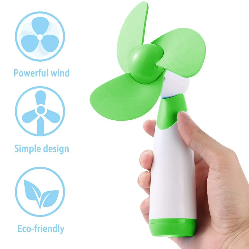 Handventilator Batterie Mini Ventilator Der Weichschaum-Blades Lüfter 5 Handventilator Batterie Mini Ventilator Der Weichschaum-Blades Lüfter – Bild 5