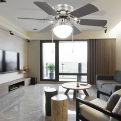 VidaXL Dekorativer Deckenventilator Mit Leuchtmittel 82 Cm Dunkelbraun -Unold Store 7890583005207ef74917c205042ab9c5