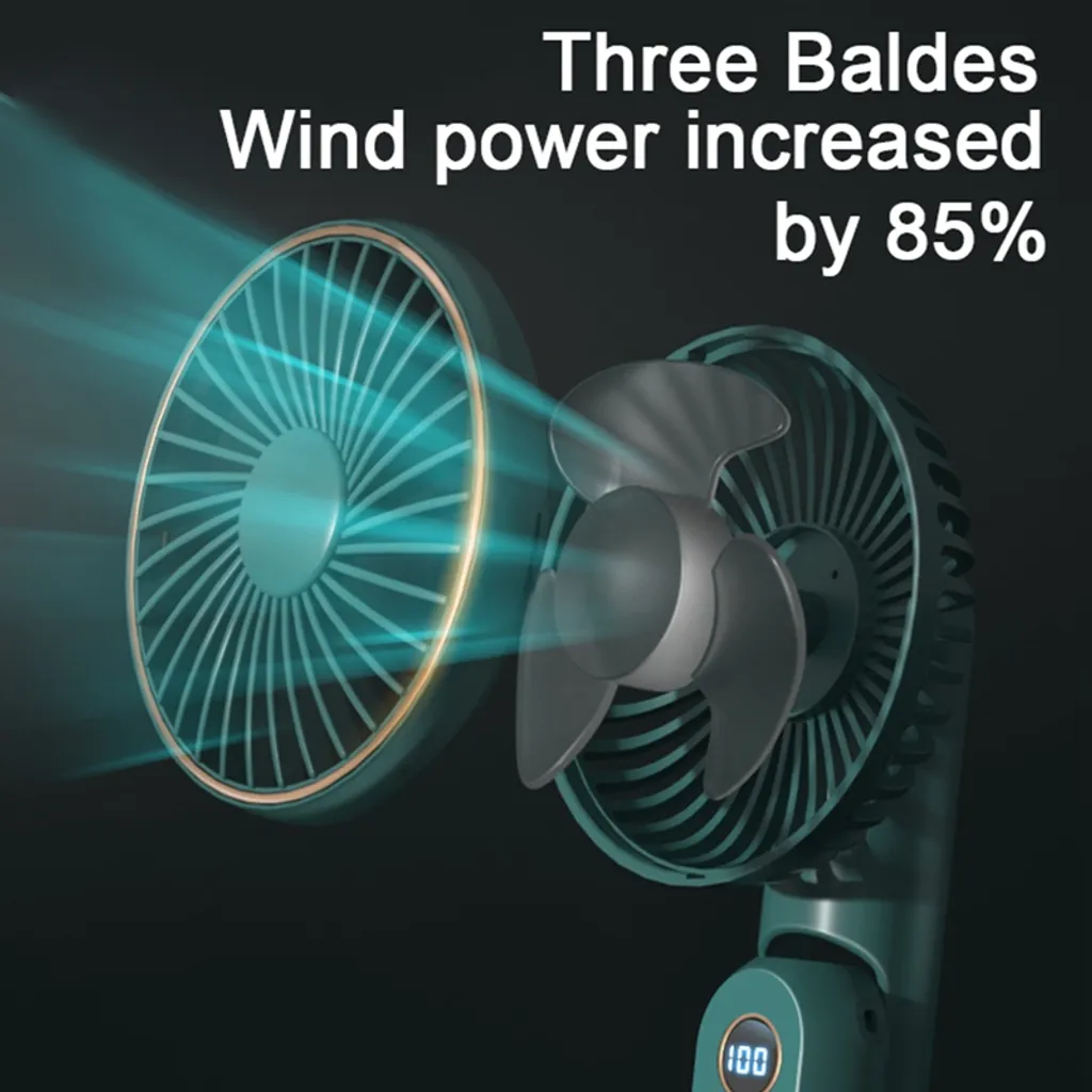 Tragbarer Handventilator Mini Lüfter Wiederaufladbar USB Mini Ventilator Taschenventilator (Rosa) 4 Tragbarer Handventilator Mini Lüfter Wiederaufladbar USB Mini Ventilator Taschenventilator (Rosa) – Bild 4