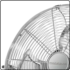 ProfiCare Ventilator PC-VL 3067 Windmaschine Im Retro-Design, Mit 3 Geschwindigkeiten, Stufenlos Neigbarer Ventilator-Kopf, Ø Ca. 50cm, Metall-chrom -Unold Store 813fd242f5385af11034ec53dbecc385