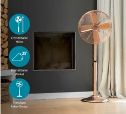 Tristar Retro Standventilator VE-5971 50 W 40 Cm Kupferfarben -Unold Store 817eb39ce0ec8429357517d6eec49936