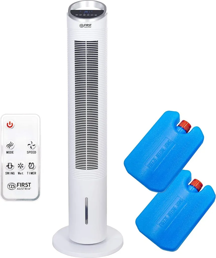 TZS First Austria FA-5560-4 Aircooler Silent Tower Lüfter Stehend - 60W - Weiß 5 TZS First Austria FA-5560-4 Aircooler Silent Tower Lüfter Stehend - 60W - Weiß – Bild 5