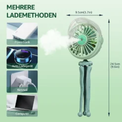 CMYBABEE USB Ventilator Handventilator Mini Fan, Ventilator Und Befeuchter 2 In 1 Design Clip Ventilator Für Kinderwagen, Zuhause & Büro 11 CMYBABEE USB Ventilator Handventilator Mini Fan, Ventilator Und Befeuchter 2 In 1 Design Clip Ventilator Für Kinderwagen, Zuhause & Büro -Unold Store 8587ea7ed31f2d284514105547d5cd55
