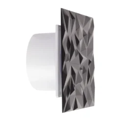 Badlüfter Wohnraumlüfter Badventilator Lüfter Bad Ventilator Badezimmer Wandlüfter Rückstauklappe Belüftung Abluft Zuluft Diamant Panel Anthrazit Ø 100 Mm Standard -Unold Store 8bfadcb1522a1f93a9ce28a074413a50