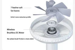 Smartmi Standventilatoren Kabellos Fan 3, EU-Version, Weiß -Unold Store 93741f7291653d60da19c542b45bdf06