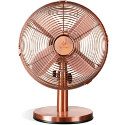 KESSER® - Tischventilator Design Retro Voll-Metallgehäuse 80° Oszillation - Leise Ventilator Mit 3 Geschwindigkeitsstufen - Zuschaltbare | Windmaschine | Neigungswinkel Ca. 40° Metall, Farbe:Kupfer 10 KESSER® - Tischventilator Design Retro Voll-Metallgehäuse 80° Oszillation - Leise Ventilator Mit 3 Geschwindigkeitsstufen - Zuschaltbare | Windmaschine | Neigungswinkel Ca. 40° Metall, Farbe:Kupfer -Unold Store 95c5a500b076db8f86fd1c567c17198c