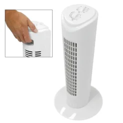 ECD Germany Türmventilator Mit 3 Geschwindigkeitsstufen - 45W - 81cm - 140° Oszillierend - Schwenkfunktion - Leise - Weiß - Timer 60 Min - Standventilator Säulenventilator Säulen Ventilator Türmlüfter -Unold Store 96eede84d3033e698e509689520451ca