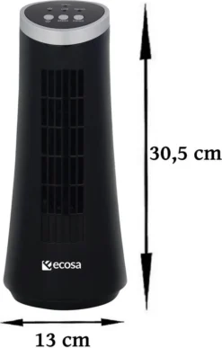 Ecosa Turm Tischventilator | Mini Ventilator | Turmventilator -Unold Store 9996633bc95e30d021168a24f796f00a