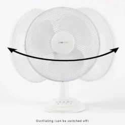 CLATRONIC Tisch-Ventilator VL 3602 Durchmesser: 300 Mm Weiß -Unold Store 99d9fcca90b638b034e760de8d48a9ee
