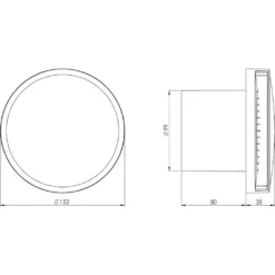Abluftventilator Ø 100mm Mit Feuchtesensor Und Timer Badlüfter Ventilator Abluft -Unold Store 9a0b304b4476dcc6c15833d01a707978